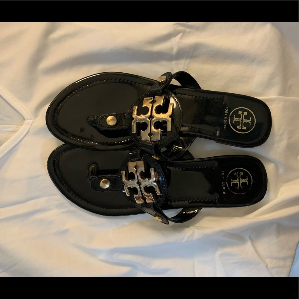 Tory Burch Miller Sandal in Patent Leather